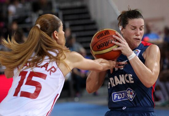 Basketball. European Championship. Women. France vs. Turkey