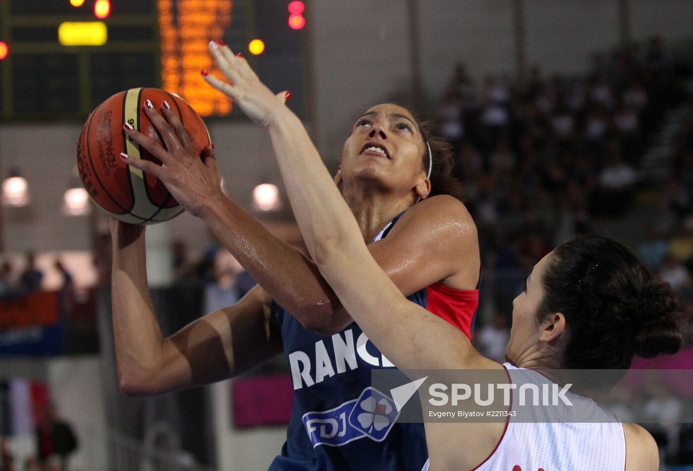 Basketball. European Championship. Women. France vs. Turkey