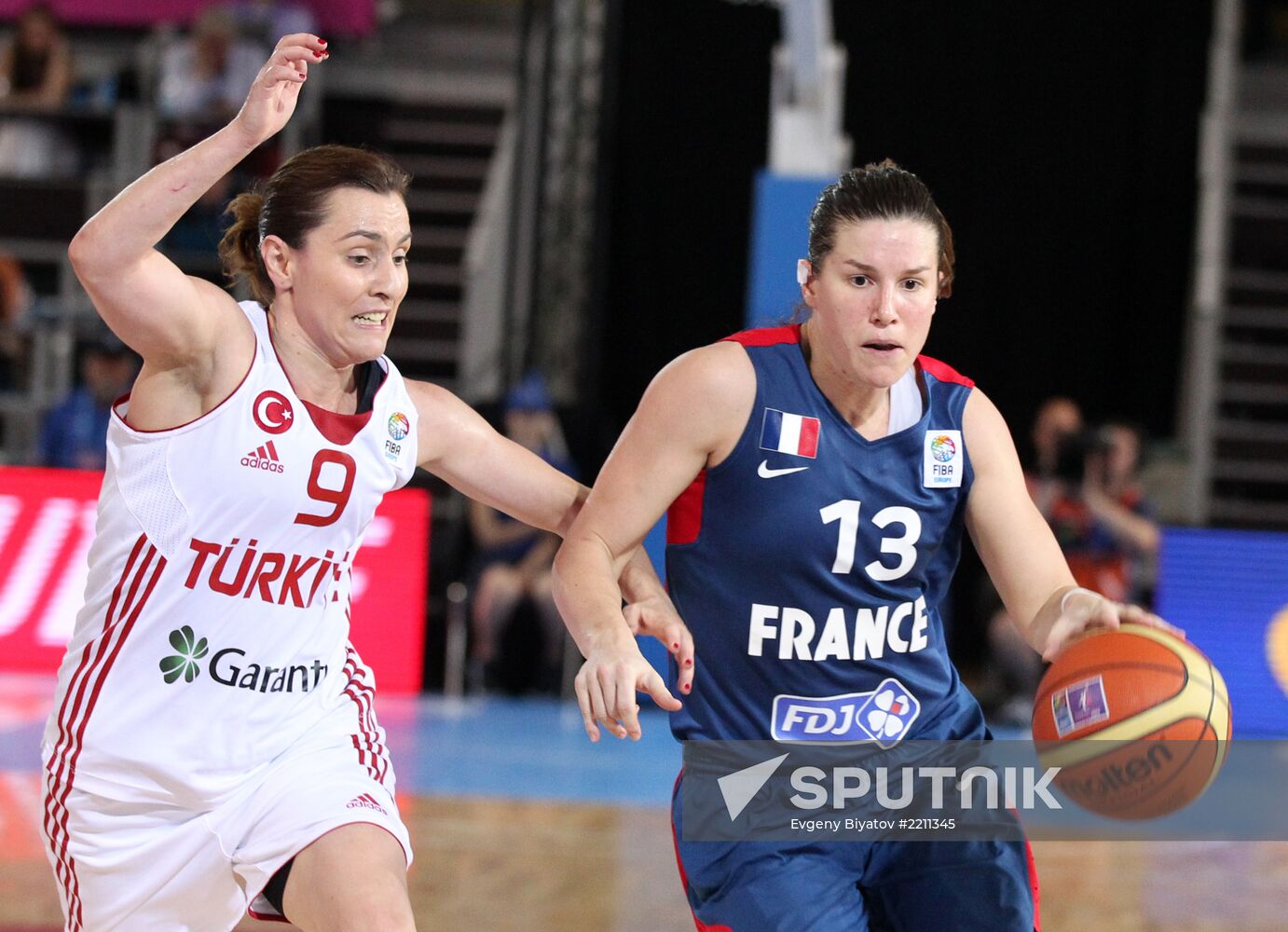 Basketball. European Championship. Women. France vs. Turkey