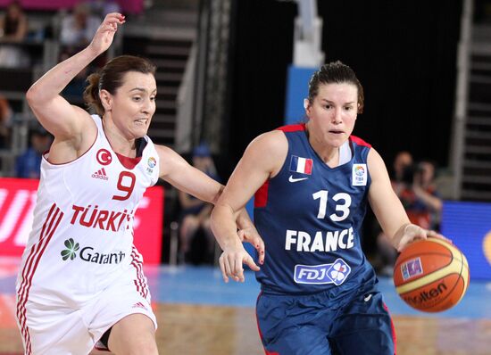 Basketball. European Championship. Women. France vs. Turkey