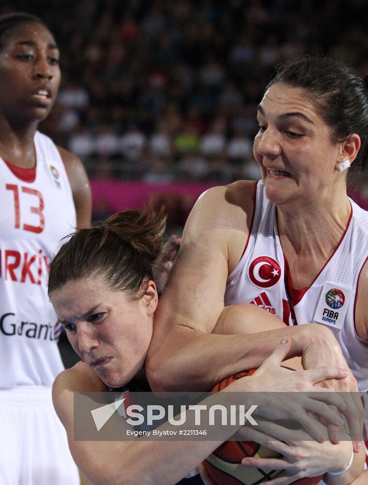 Basketball. European Championship. Women. France vs. Turkey
