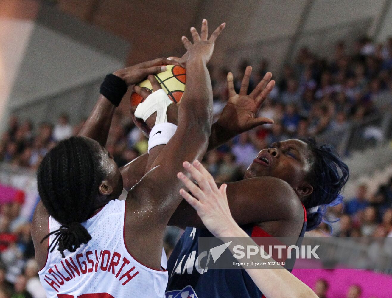 Basketball. European Championship. Women. France vs. Turkey