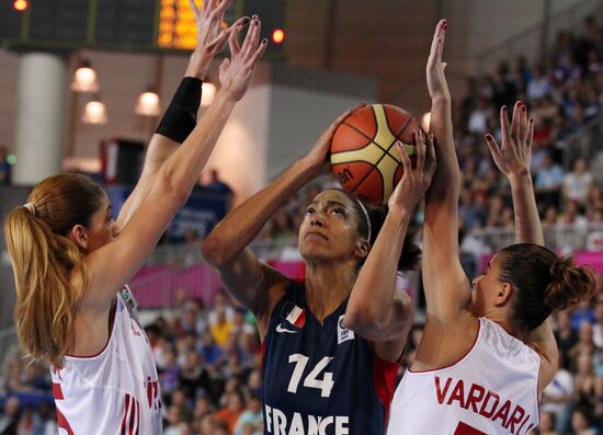 Basketball. European Championship. Women. France vs. Turkey