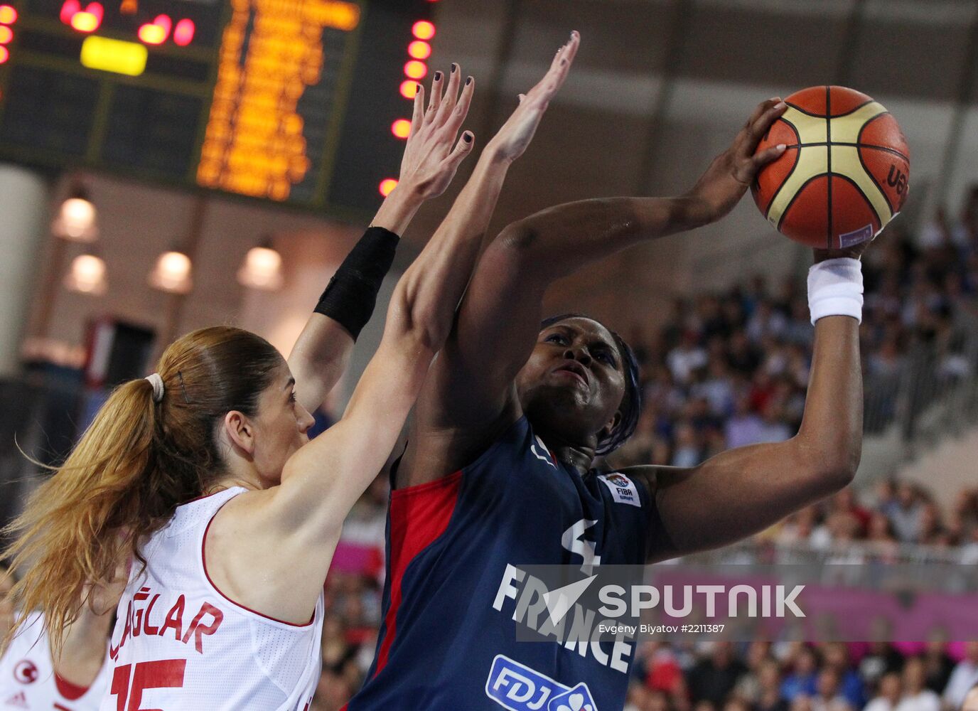 Basketball. European Championship. Women. France vs. Turkey