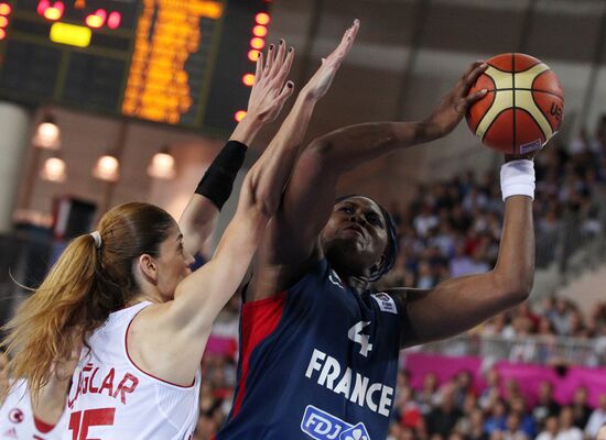 Basketball. European Championship. Women. France vs. Turkey
