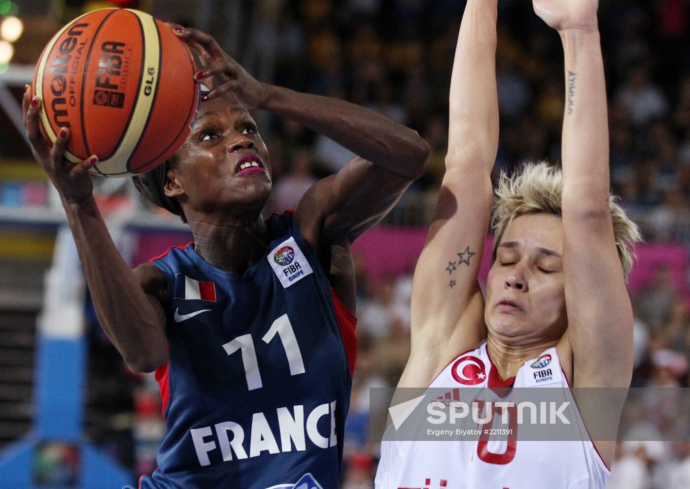 Basketball. European Championship. Women. France vs. Turkey