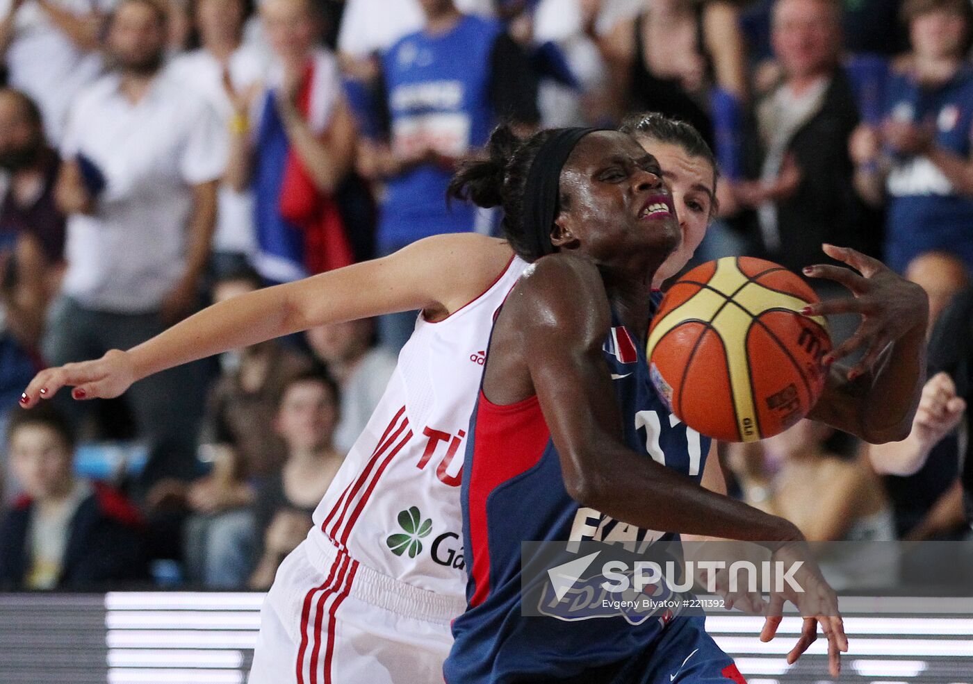 Basketball. European Championship. Women. France vs. Turkey