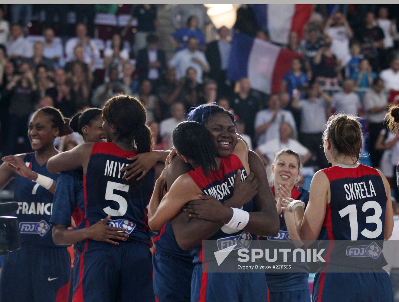 Basketball. European Championship. Women. France vs. Turkey