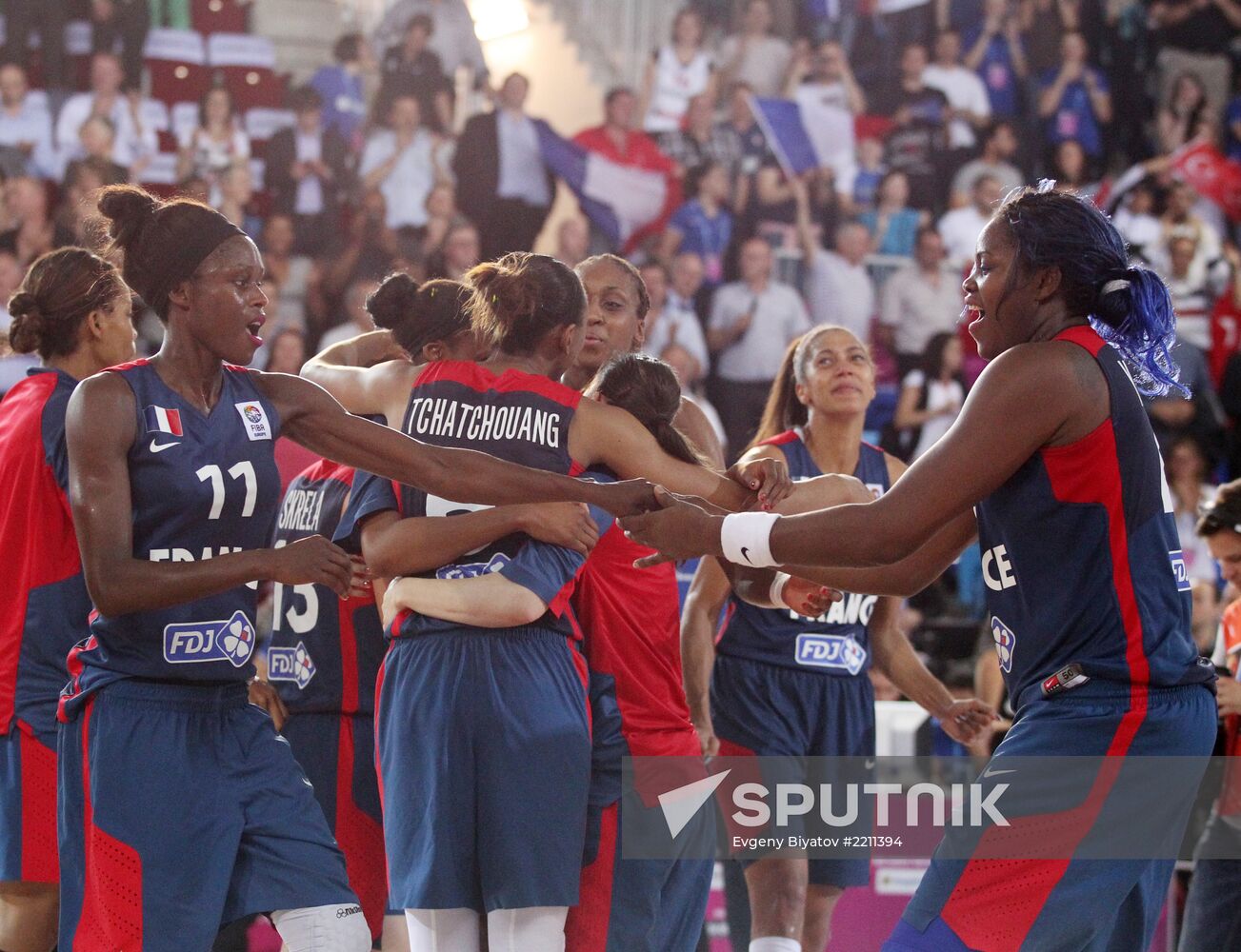Basketball. European Championship. Women. France vs. Turkey