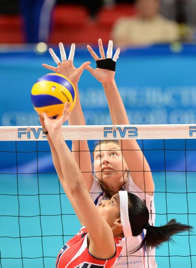 Volleyball Yeltsin Cup. Russia vs. Dominican Republic