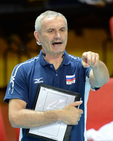 Volleyball Yeltsin Cup. Russia vs. Dominican Republic