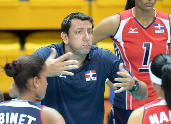 Volleyball Yeltsin Cup. Russia vs. Dominican Republic