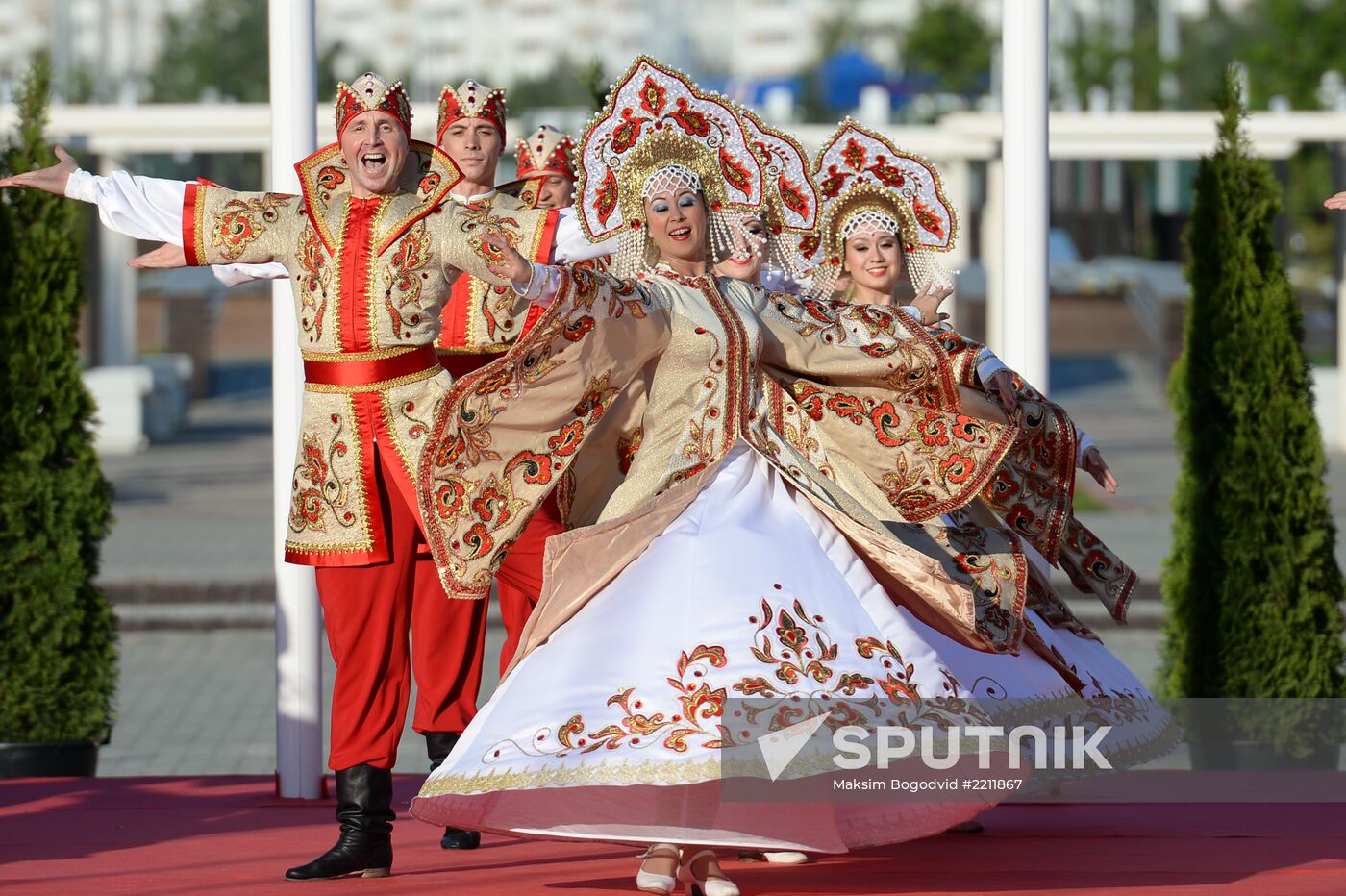 Opening ceremony of 2013 Universiade Village in Kazan