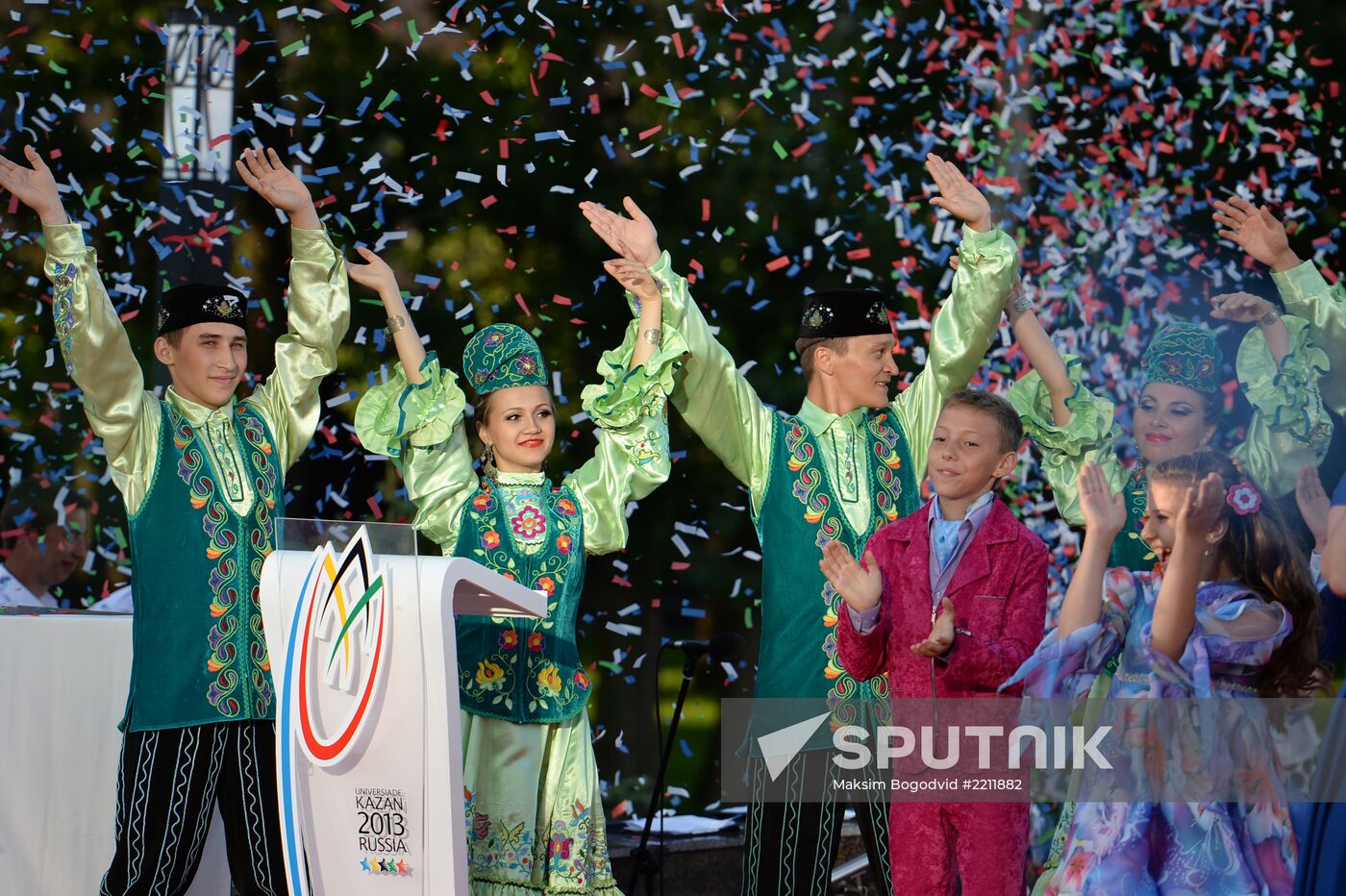 Opening ceremony of 2013 Universiade Village in Kazan