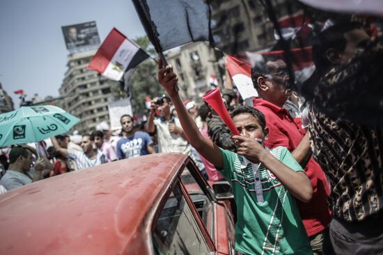 Rallies of supporters and opponents of President Morsi in Cairo