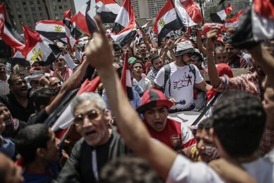 Rallies of supporters and opponents of President Morsi in Cairo