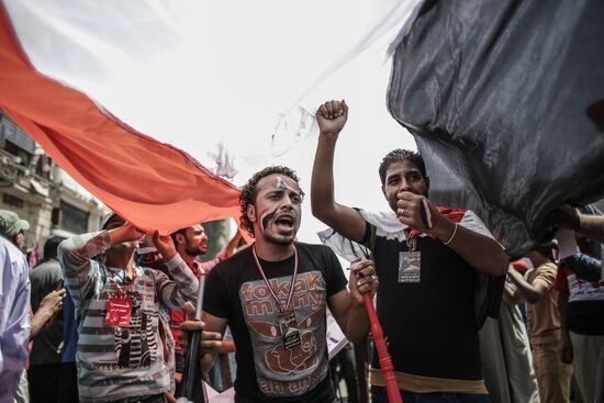 Rallies of supporters and opponents of President Morsi in Cairo