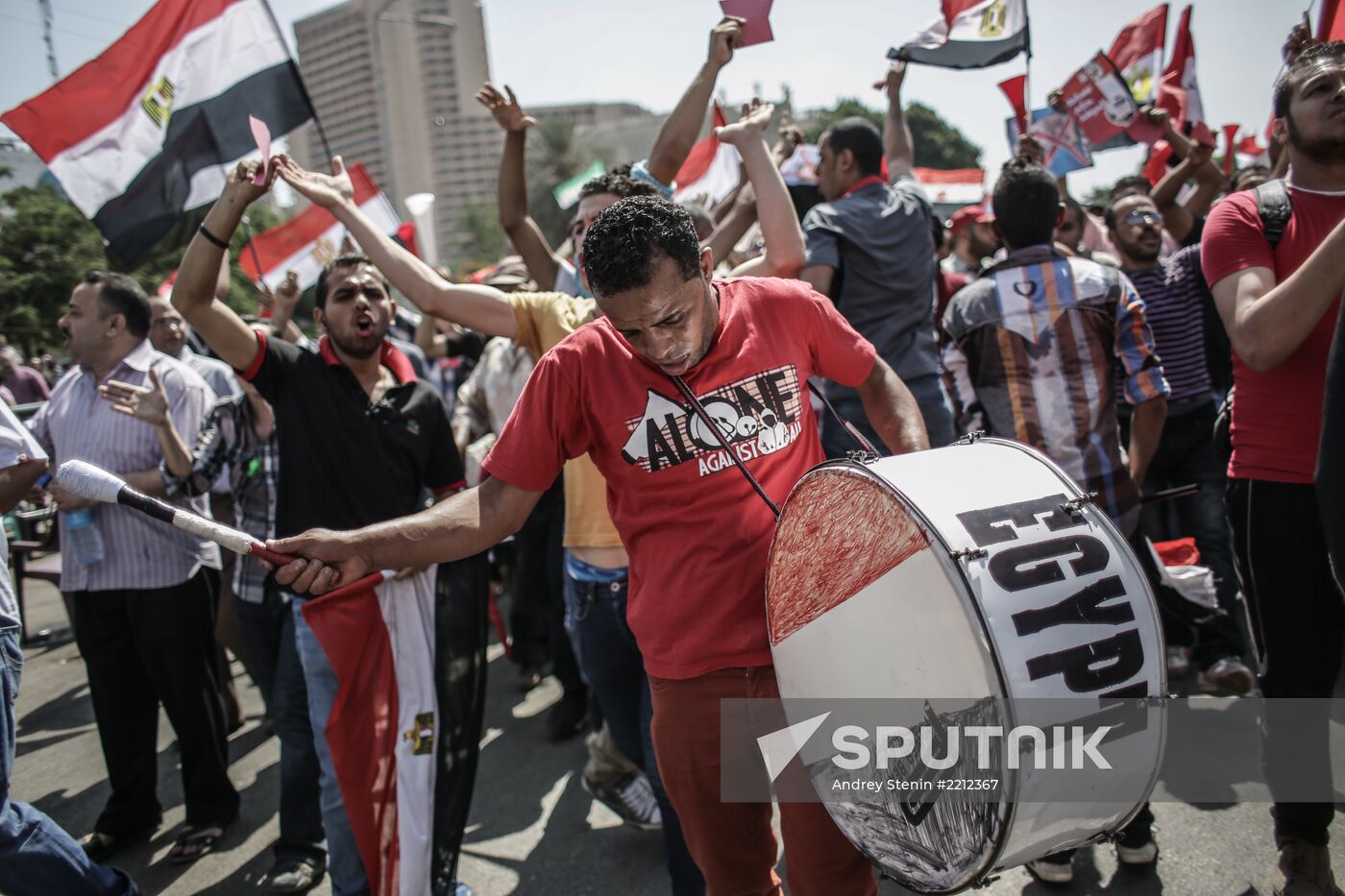 Rallies of supporters and opponents of President Morsi in Cairo