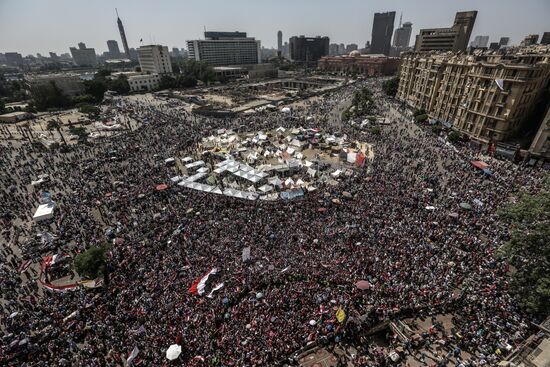 Rallies of supporters and opponents of President Morsi in Cairo