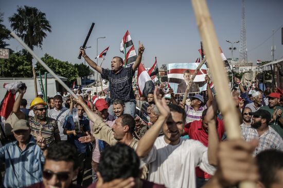 Rallies of supporters and opponents of President Morsi in Cairo