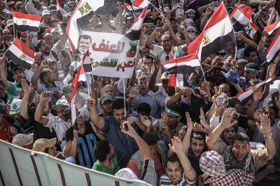 Rallies of supporters and opponents of President Morsi in Cairo