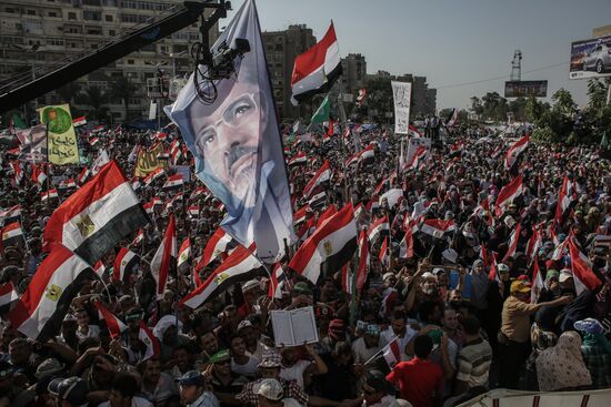 Rallies of supporters and opponents of President Morsi in Cairo