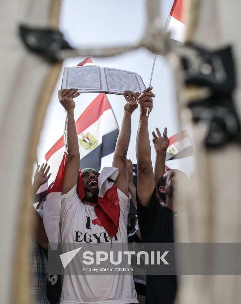Rallies of supporters and opponents of President Morsi in Cairo