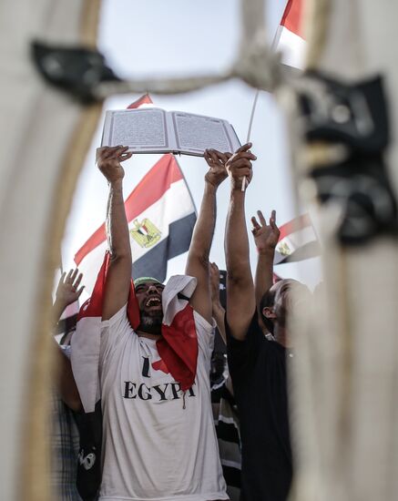 Rallies of supporters and opponents of President Morsi in Cairo