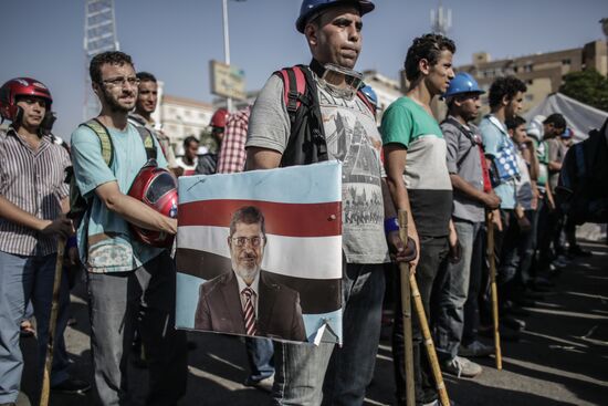 Rallies of supporters and opponents of President Morsi in Cairo