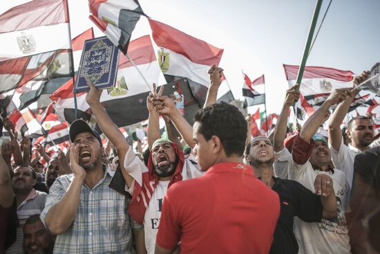 Rallies of supporters and opponents of President Morsi in Cairo