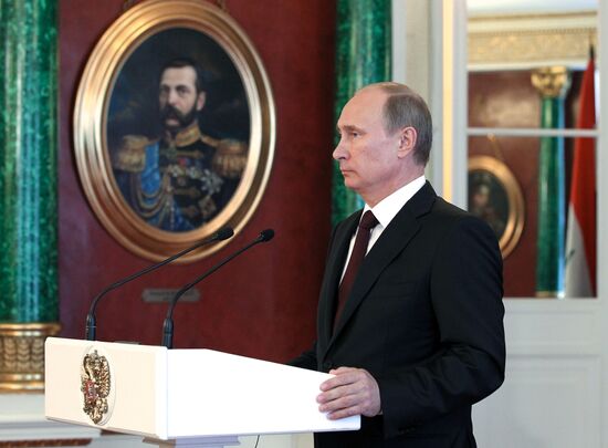 Vladimir Putin at 2nd summit of Gas Exporting Countries Forum