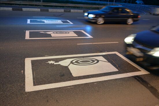 New road markings and signs on Russian highways