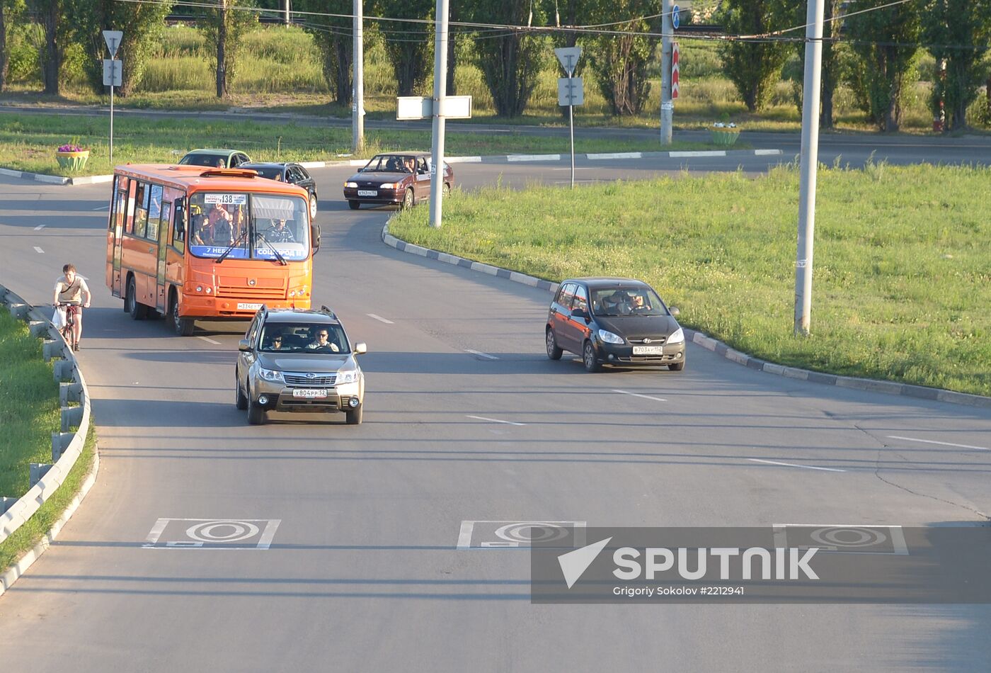New road markings and signs on Russian highways