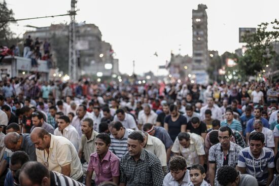 Mass protests in Cairo