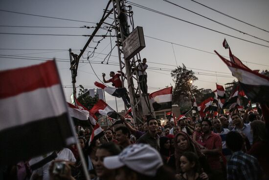 Mass protests in Cairo