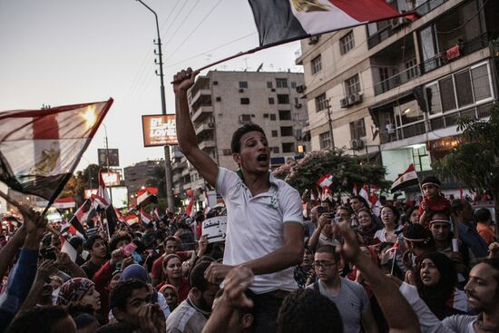 Mass protests in Cairo