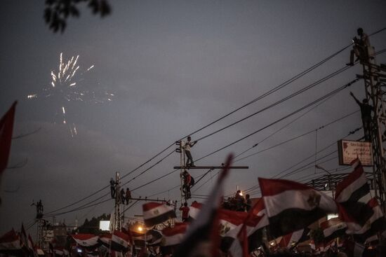 Mass protests in Cairo