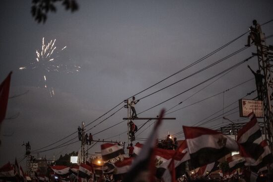 Mass protests in Cairo