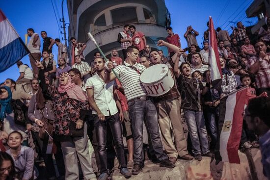 Mass protests in Cairo