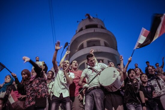 Mass protests in Cairo