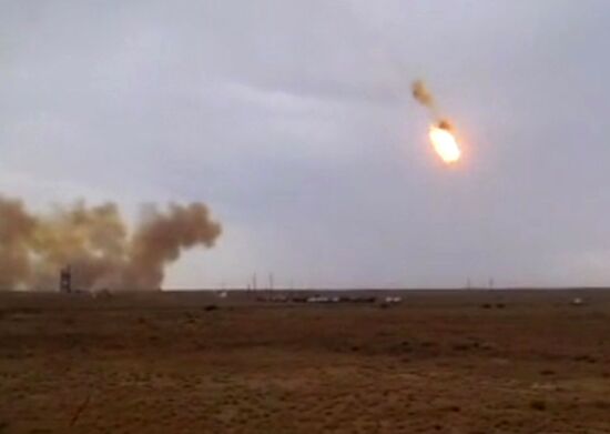 Protom-M rocket falls after launch from Baikonur Cosmodrome