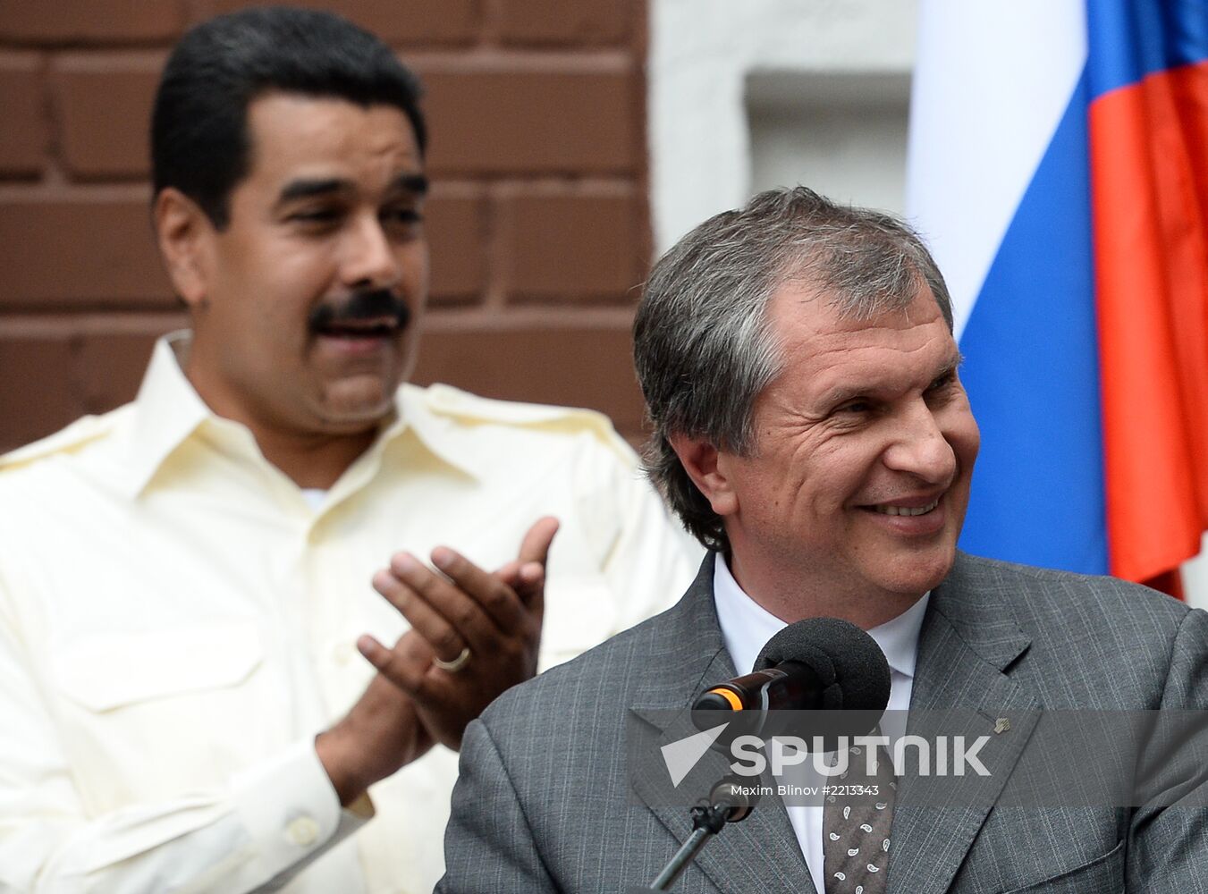 Opening of Hugo Chavez street in Moscow