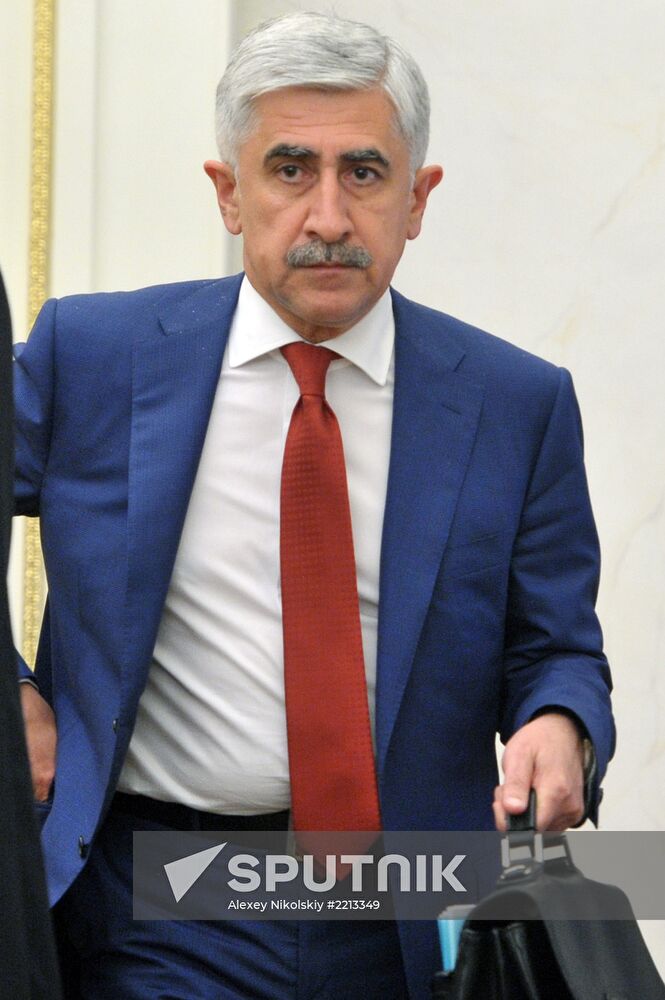 President Vladimir Putin chairs meeting in Kremlin