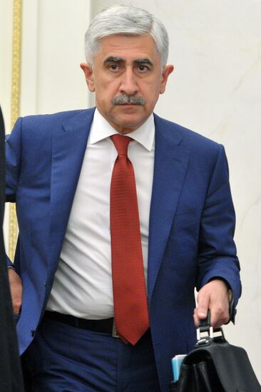 President Vladimir Putin chairs meeting in Kremlin