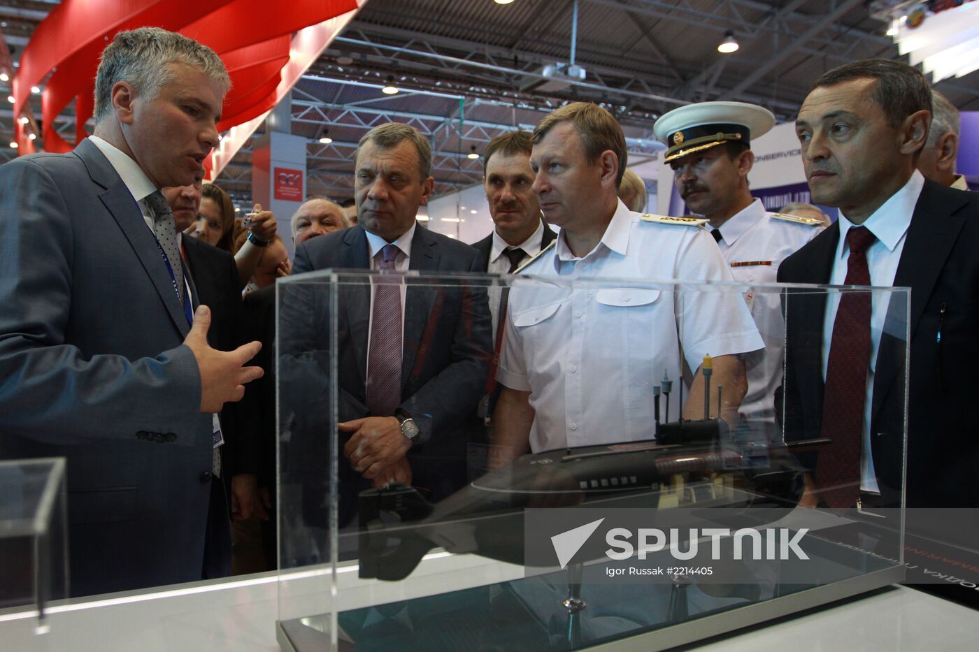 Opening of International Maritime Defense Show in St. Petersburg