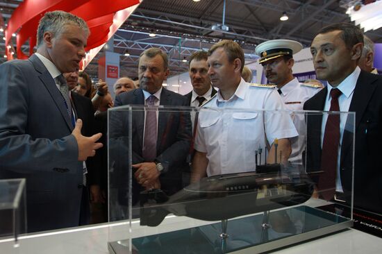 Opening of International Maritime Defense Show in St. Petersburg