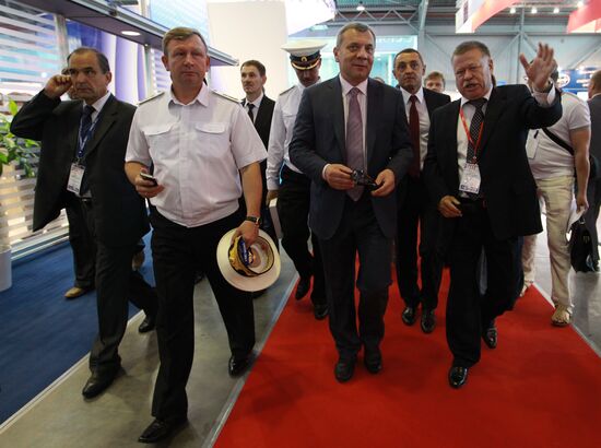 Opening of International Maritime Defense Show in St. Petersburg