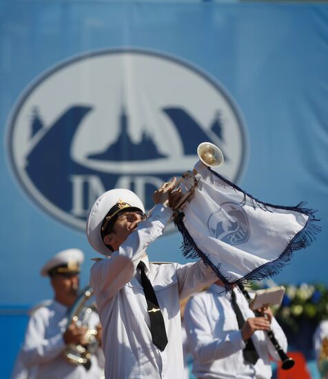 Opening of International Maritime Defense Show in St. Petersburg