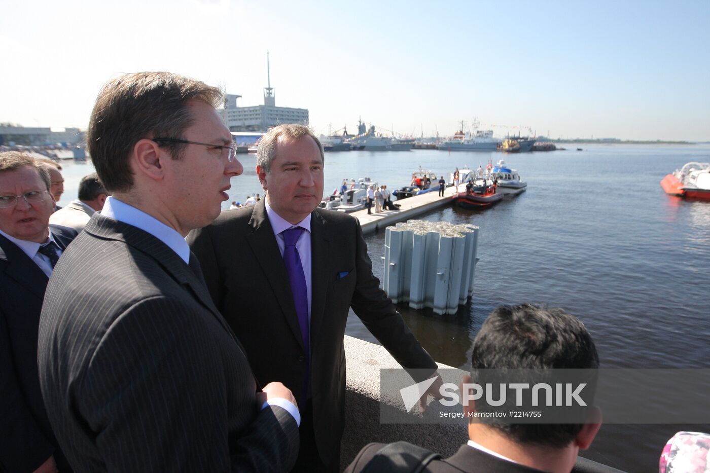 Opening of International Maritime Defense Show in St. Petersburg