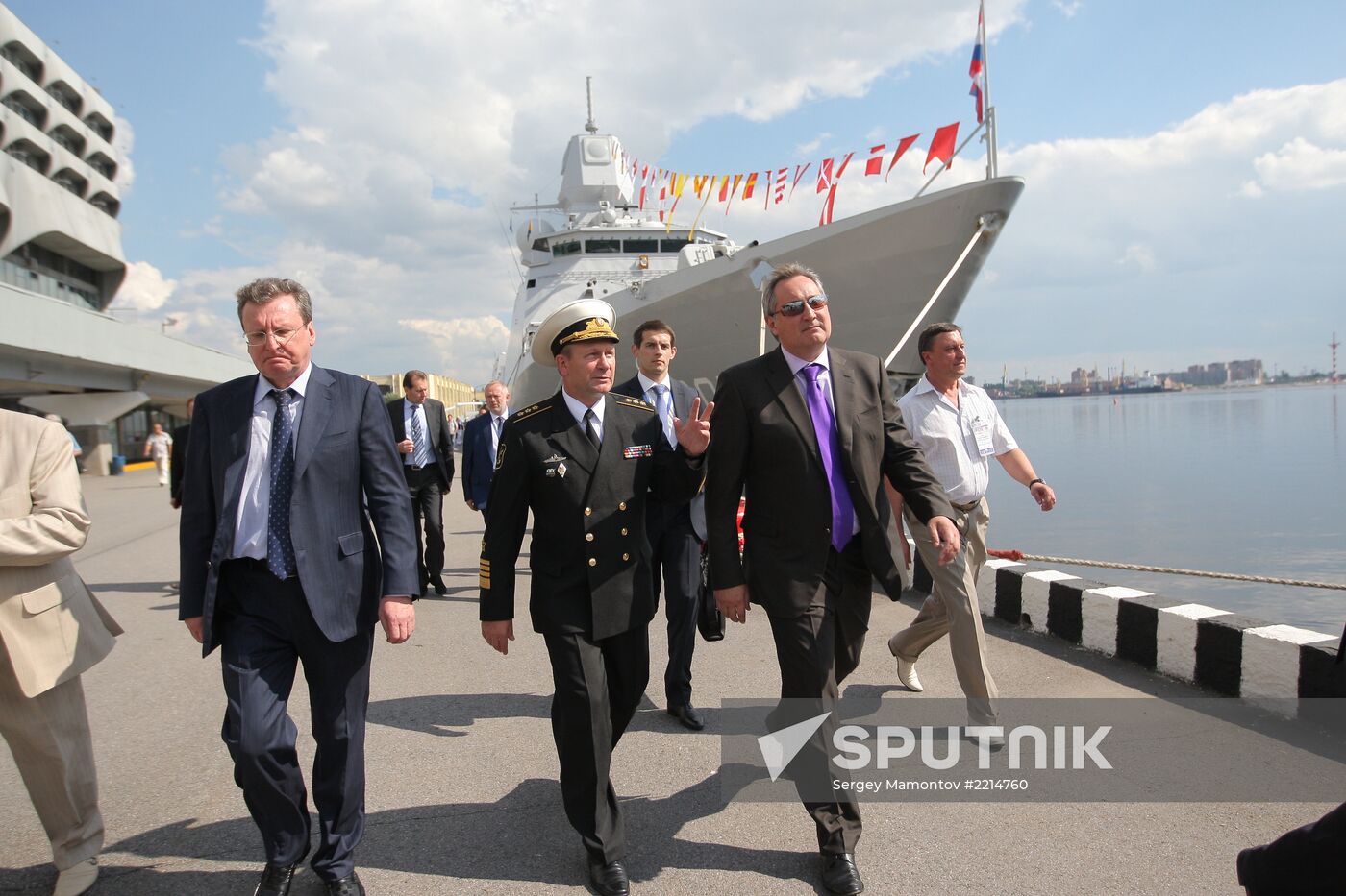 Opening of International Maritime Defense Show in St. Petersburg